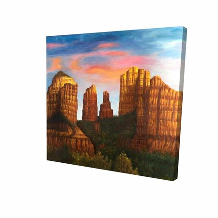 FONDO 32 x 32 in. Cathedral Rock In Arizona-Print on Canvas FO2790086